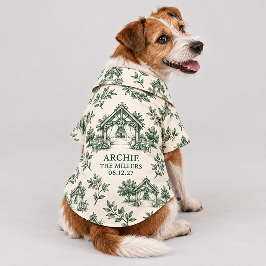Custom Venue Sketch Pet Hawaiian Shirt; hero. One Day for Lifetime