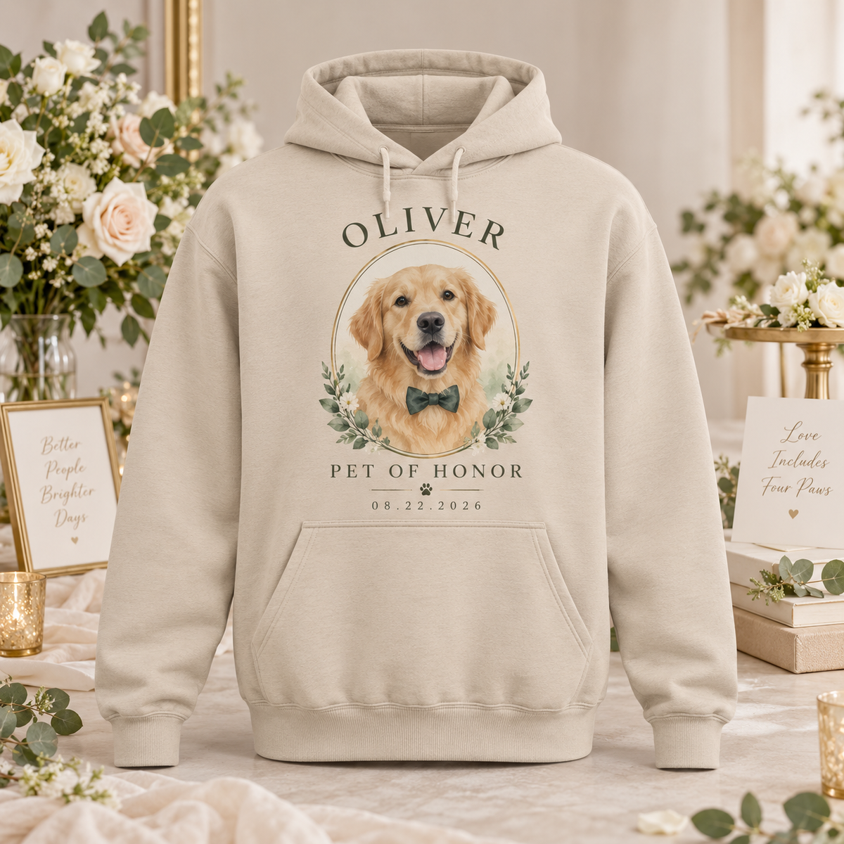 Pet of Honor Hoodie; hero. One Day for Lifetime