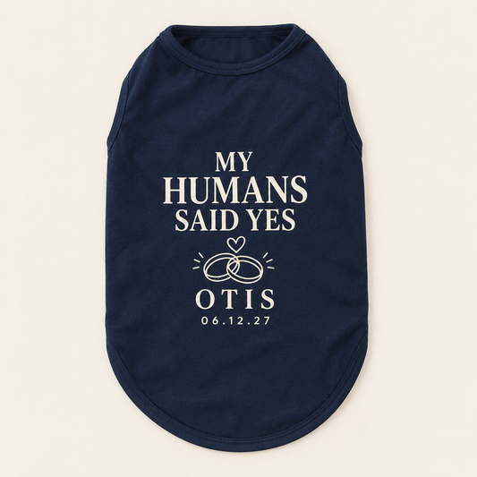 Engagement News Pet Tank Top; hero. One Day for Lifetime