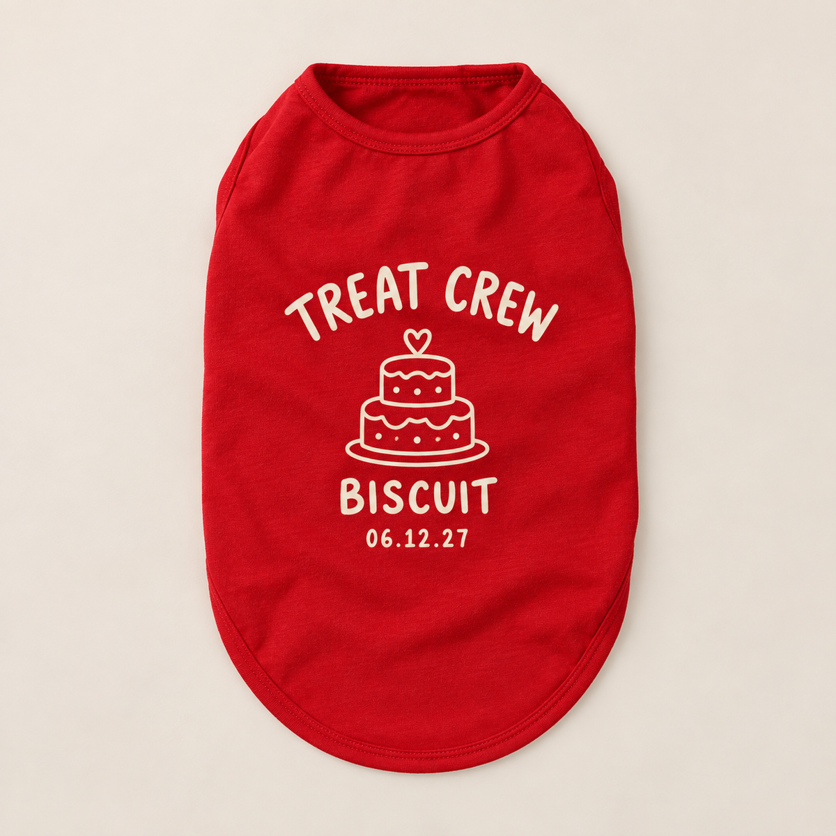 Wedding Brunch Treat Crew Pet Tank Top; hero. One Day for Lifetime