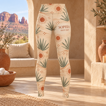 Desert Retreat Personalized Leggings; hero. One Day for Lifetime