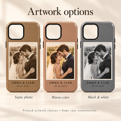 Our Story Photo Magnetic Tough Phone Case; artwork options. One Day for Lifetime