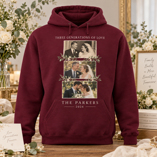Family Wedding Legacy Hoodie; hero. One Day for Lifetime