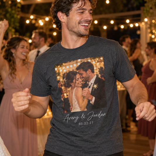 First Dance Memory Personalized Printed T-Shirt; hero. One Day for Lifetime