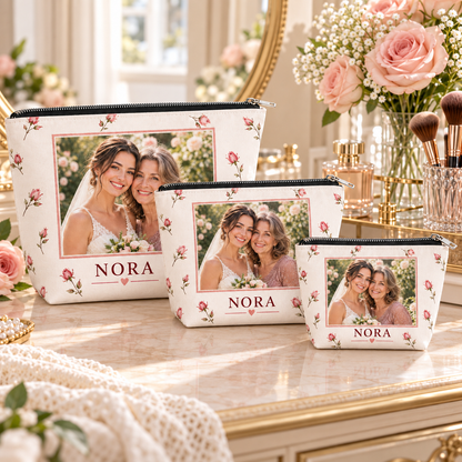 A Memory for Mom Cosmetic Bag; three sizes. One Day for Lifetime