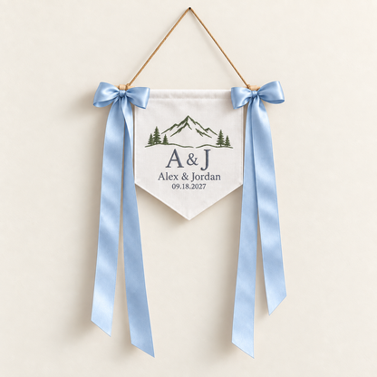 Mountain Promise Embroidered Pennant Banner; hero. One Day for Lifetime
