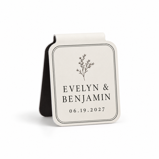 Black Ivory personalized magnetic bookmark - hero