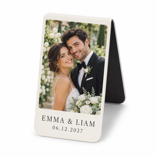Ivory Portrait personalized magnetic bookmark - hero