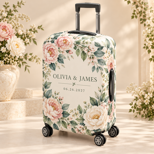 Garden Celebration Luggage Cover; hero. One Day for Lifetime