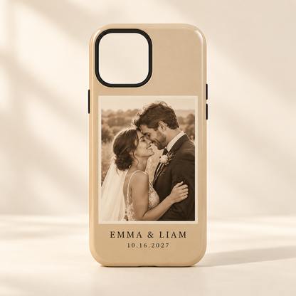 Our Story Photo Magnetic Tough Phone Case; hero. One Day for Lifetime