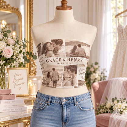 Photo Love Story | Personalized Tube Top - hero