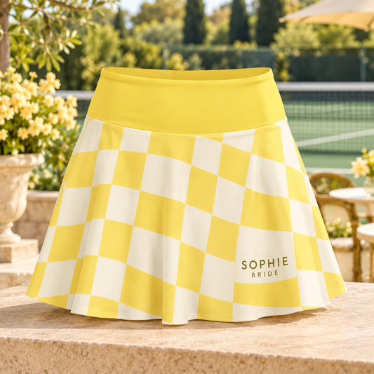 Weekend Check Tennis Skirt; hero. One Day for Lifetime