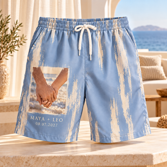 Hand-in-Hand Keepsake Hawaiian Shorts; hero. One Day for Lifetime