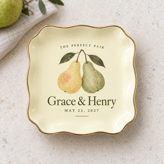 The Orchard Promise | Personalized Ceramic Ring Dish - hero