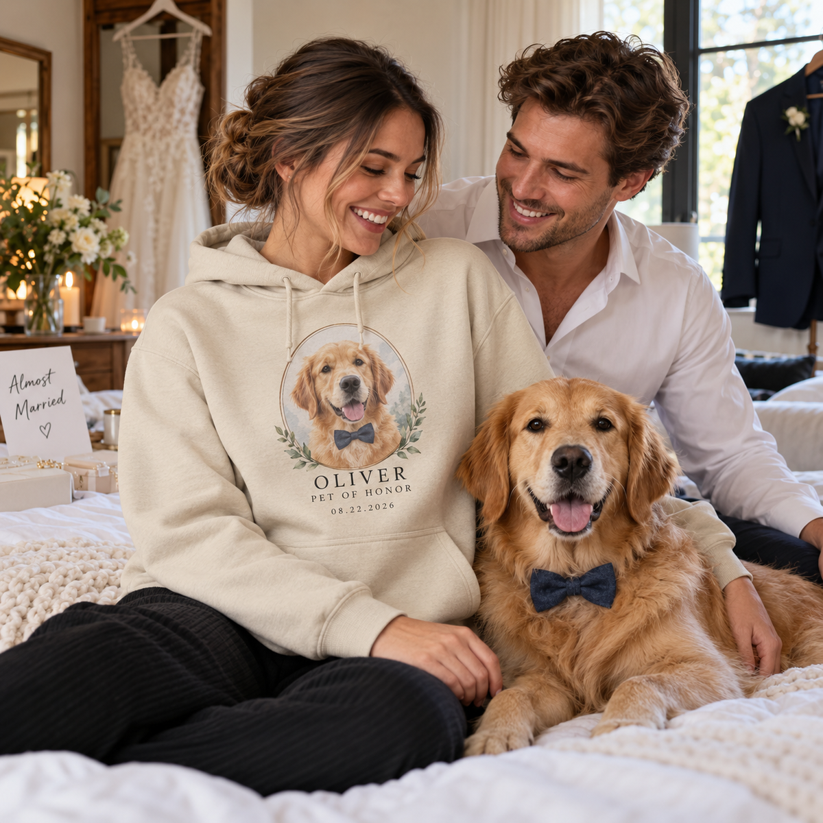 Pet of Honor Hoodie; lifestyle context. One Day for Lifetime