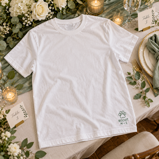 Our Pet’s Name Embroidered T-Shirt; hero. One Day for Lifetime