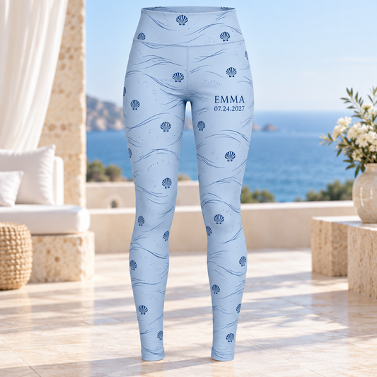 Coastal Morning Personalized Leggings; hero. One Day for Lifetime