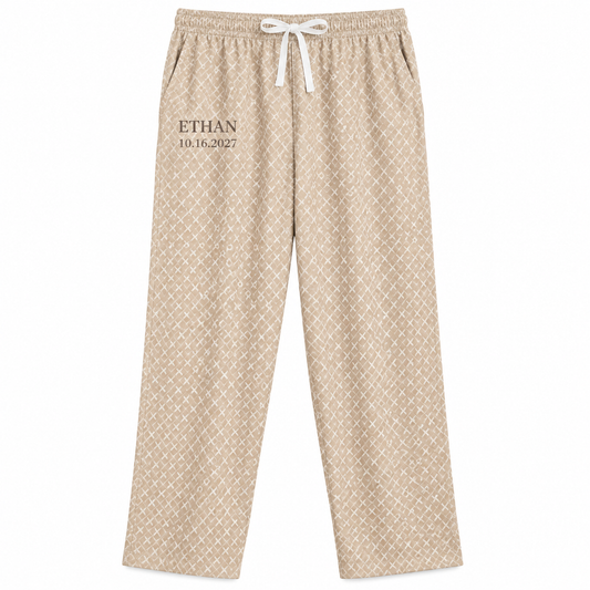 Sand Resort personalized mens lounge pants - hero