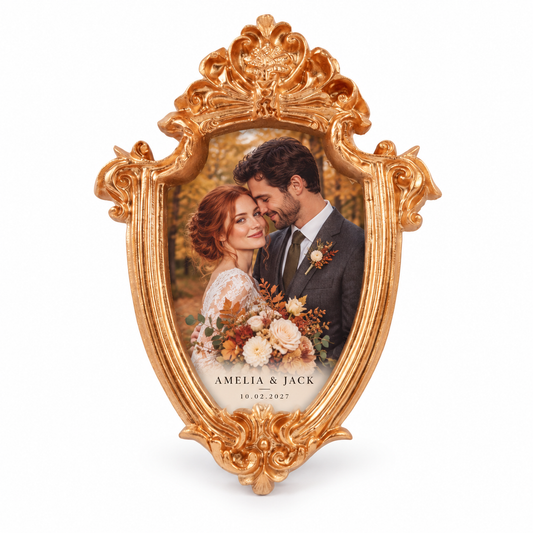Autumn Shield vintage photo frame magnet - hero